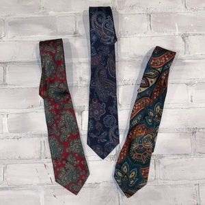 Mens paisley neck tie bundle